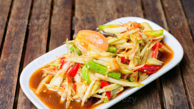 Verdure saltate in glassa, buone da mangiare.