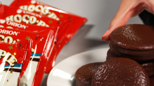 Il Choco Pie, un dolce molto diffuso il Corea.