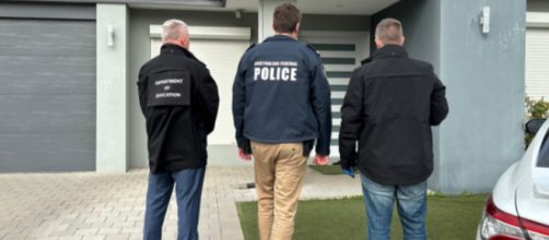 La Policía de Australia registró la casa de la detenida (X, @AusFedPolice)