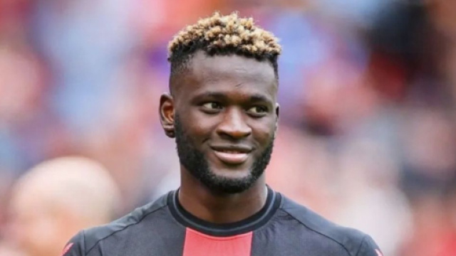 In foto Boniface, attaccante del Bayer Leverkusen.