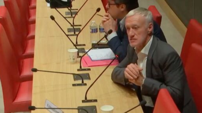 Didier Deschamps déçu par la finale perdue par les Bleus contre l'Argentine. (screenshot Twitter - @BFMTV)