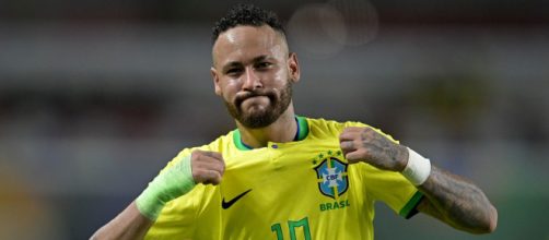 In foto Neymar, giocatore brasiliano.