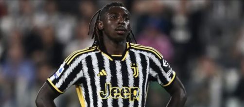 Moise Kean, giocatore della Juventus.