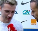 Antoine Griezmann en grande forme avec l'équipe de France. (screenshot Twitter - @equipedefrance)