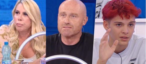 Amici 23: da sinistra Anna Pettinelli, Rudy Zerbi e l'allievo Holy Francisco.