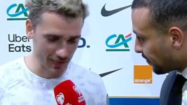 Antoine Griezmann en grande forme avec l'équipe de France. (screenshot Twitter - @equipedefrance)
