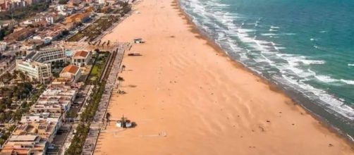 La playa de la Malvarrosa ha sido el escenario de una detención espectacular (Instagram /@valencia_travel)