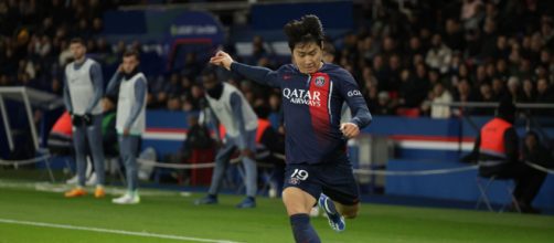 Lee Kang-in contre Montpellier (capture Twitter @Paris_SGINFOS)