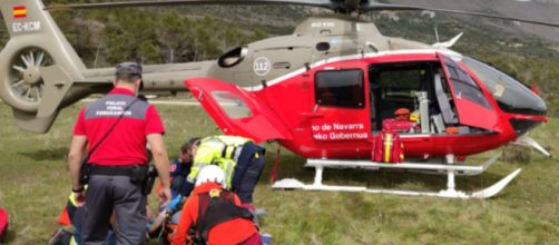 Un helicóptero localizó los cadáveres en la sierra de Urbasa (X/policiaforal_na)