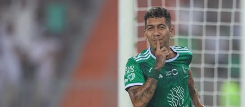 In foto Roberto Firmino, attaccante dell'Al-Ahli.