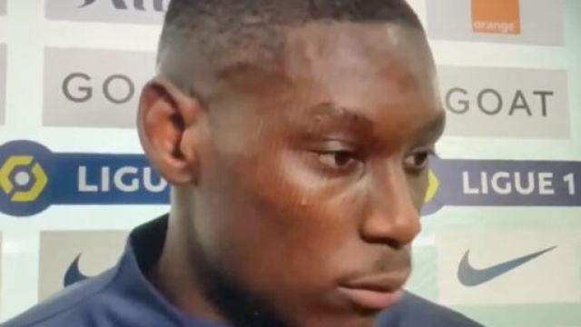 Kolo Muani buteur avec le PSG face à Nantes. (screenshot Twitter - @canal+)