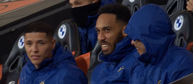OM : Gattuso fou de rage sur son banc, Aubameyang se moque de lui (vidéo)