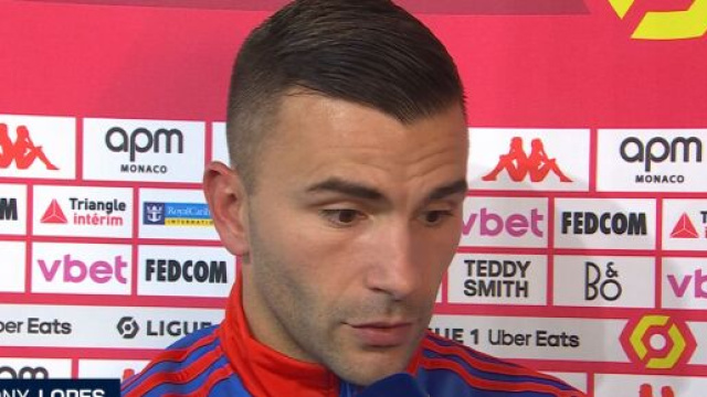 Lopes auteur d'un bon match à Monaco ce vendredi soir. (screenshot Prime Video)