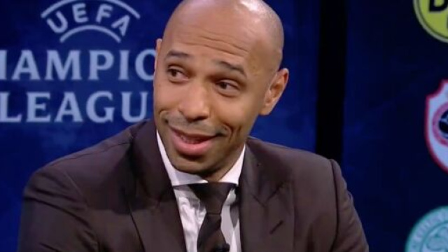 Thierry Henry consultant pour CBS Golazo les soirs de Ligue des champions. (screenshot Twitter - @CBSSportsGolazo)