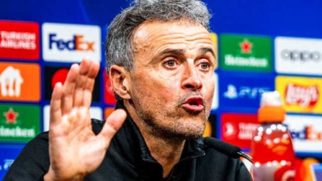 Luis Enrique a calmé Mbappé après Dortmund-PSG. (screenshot Twitter - @actufoot)