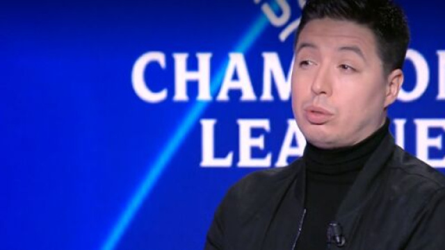 Samir Nasri a r&eacute;agi au tirage du PSG en Ligue des champions. (screenshot Twitter Canal+)