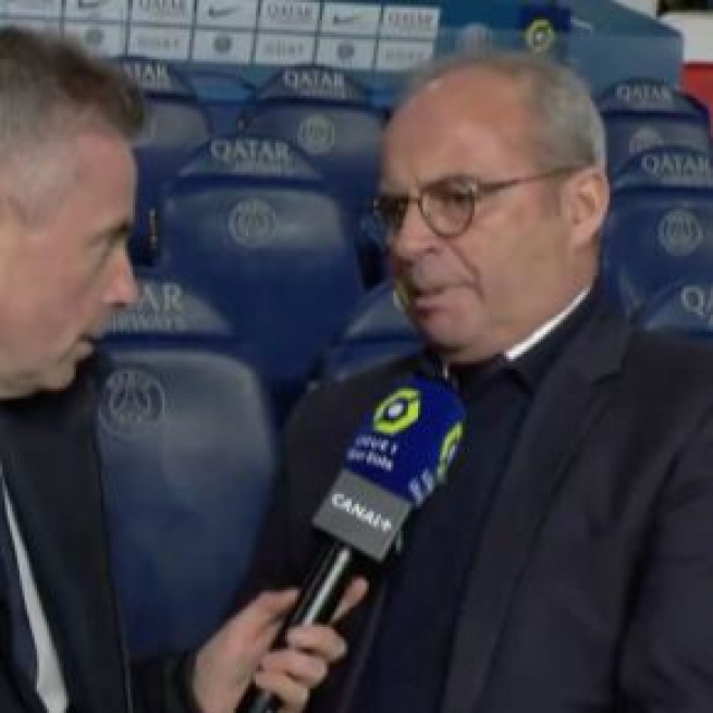 Luis Campos veut du lourd pour le prochain mercato. (screenshot Twitter @canal+)
