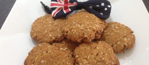 Biscotti di cocco Anzac tipici dell'Australia.