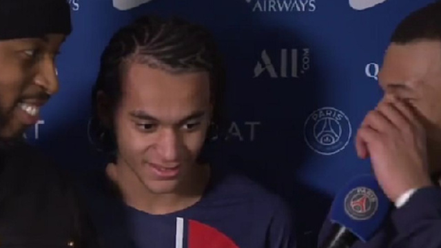 Kylian et Ethan Mbapp&eacute; avec Presnel Kimpembe (capture Instagram @psg)