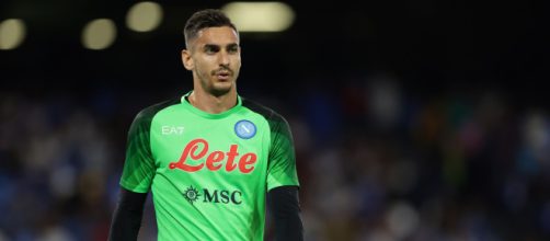 In foto Meret, portiere del Napoli.