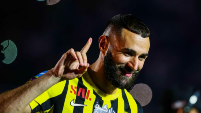 Karim Benzema avec Al-Ittihad (capture Twitter @ActuFoot_)