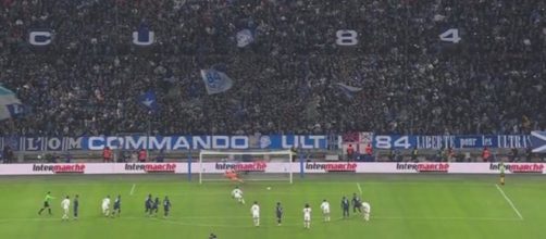 Le choc OM - PSG au Velodrome (capture France 3)