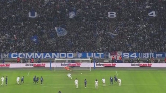 Le choc OM - PSG au Velodrome (capture France 3)