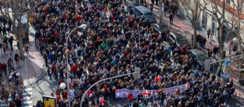 250.000 personas asistieron a la manifestación según la Delegación de Gobierno (Twitter/ReyesMaroto)