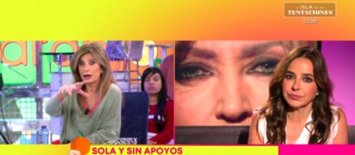 Carmen Alcayde intentó justificarse alegando que no tenía mucho tiempo en el programa (Captura de pantalla de Telecinco)
