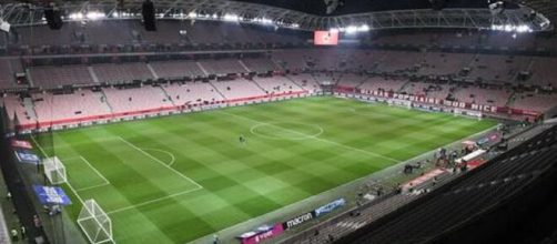 L'Allianz Riviera, le stade de l'OGC Nice, a été le lieu d'une "scène insolite". (capture Facebook RMC Sports)