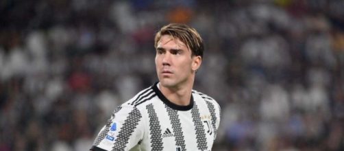 Dusan Vlahovic, attaccante della Juventus.