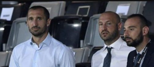 Nella foto Giorgio e Claudio Chiellini oltre a Giovanni Manna.