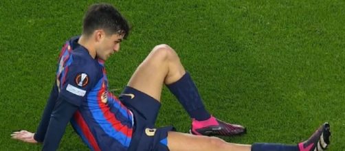FC Barcelone révélant l'étendue de la blessure de Pedri contre Manchester United et la durée de son absence (Screenshot/twitter @MagicalXavi)