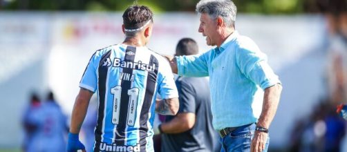 Vina fez sua estreia neste sábado (Lucas Uebel/Grêmio FBPA)