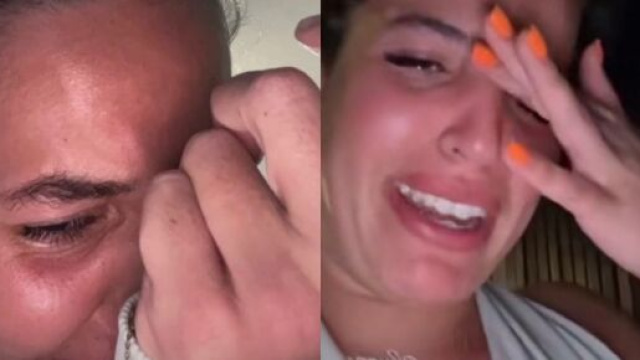 Poupette Kenza s'est affichée en pleurs sur ses réseaux sociaux. Screenshot Instagram officiel