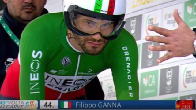 Ciclismo, Filippo Ganna ha perso la Volta ao Algarve per due secondi.