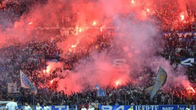 Les supporters de l'OM en pleine communion (capture Twitter Actu Foot)