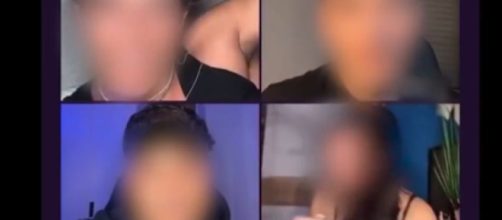 La mujer fue agredida en presencia de tres acompañantes de directo y sus seguidores (Captura TikTok)
