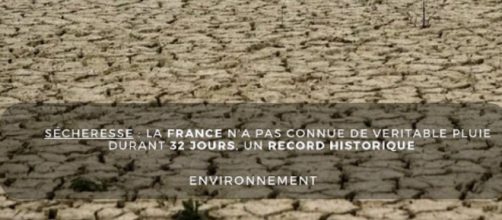 La sécheresse en France devient plus inquiétante (Screenshoot Instagram @mvrmedia)
