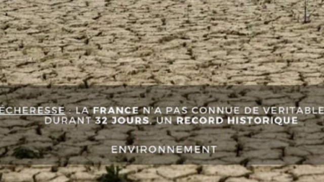 La sécheresse en France devient plus inquiétante (Screenshoot Instagram @mvrmedia)