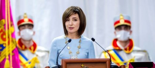 Moldova, la Presidente Maia Sandu.