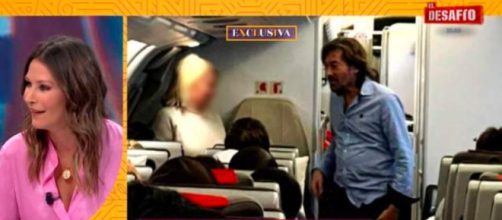 El juez Pedraz fue fotografiado en un avión rumbo a Brasil (Antena 3)