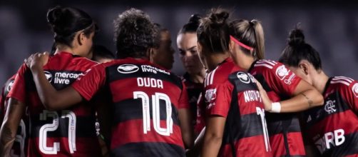 Flamengo perdeu para o Santos na Vila (Reprodução/Twitter/@Flamengo)
