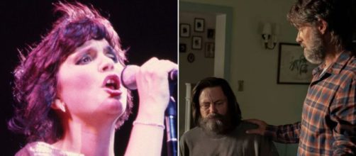 Linda Ronstadt (à esq.), que canta a música 'Long, Long Time', que viralizou ao tocar em 'The Last of Us' (à dir.) (Fotomontagem/Circacies/HBO)