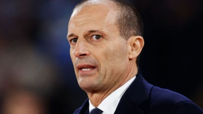 Allegri et la Juve en difficulté cette saison en Serie A. (screenshot Twitter - @_BeFootball)