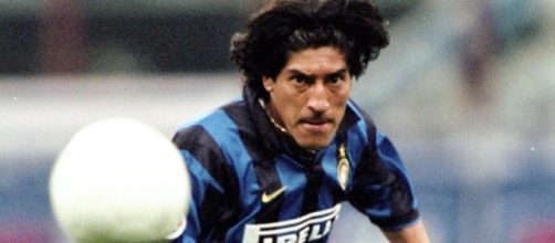 Ivan Zamorano, ex attaccante dell'Inter.