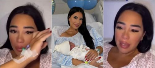 Milla Jasmine : très émue, elle nous présente son fils Manny et se confie sur l'accouchement. (screenshots Snapchat, photo Instagram)
