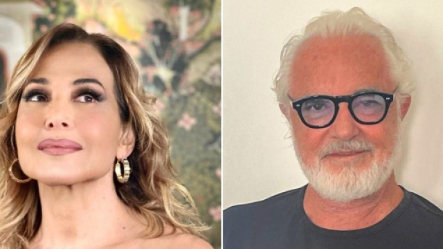 Barbara D'Urso e Flavio Briatore.