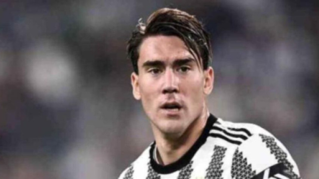 Dusan Vlahovic, giocatore della Juve.