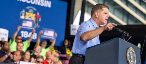Marty Walsh in Milwaukee, Wisconsin in 2022 (Image source: The White House/Adam Schultz/Wikimedia Commons)